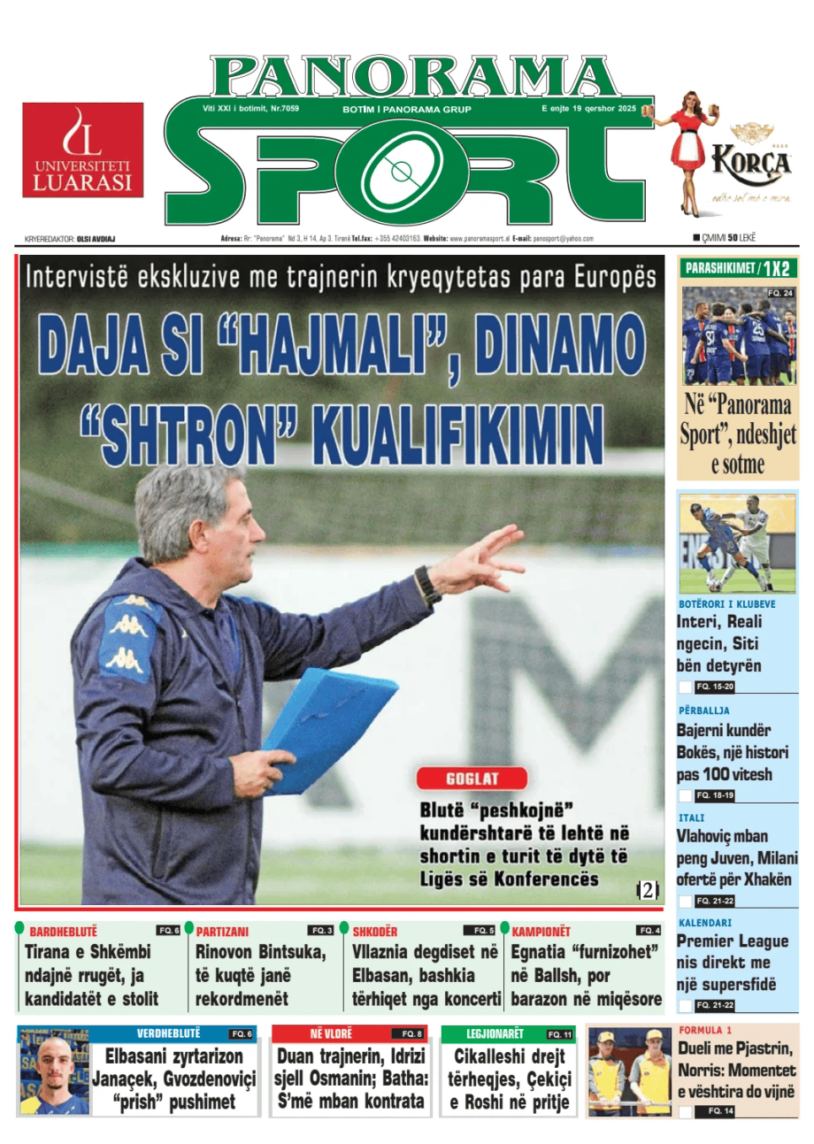 Prima-pagina-Panorama Sport-oggi-edizione-di-oggi-20250619